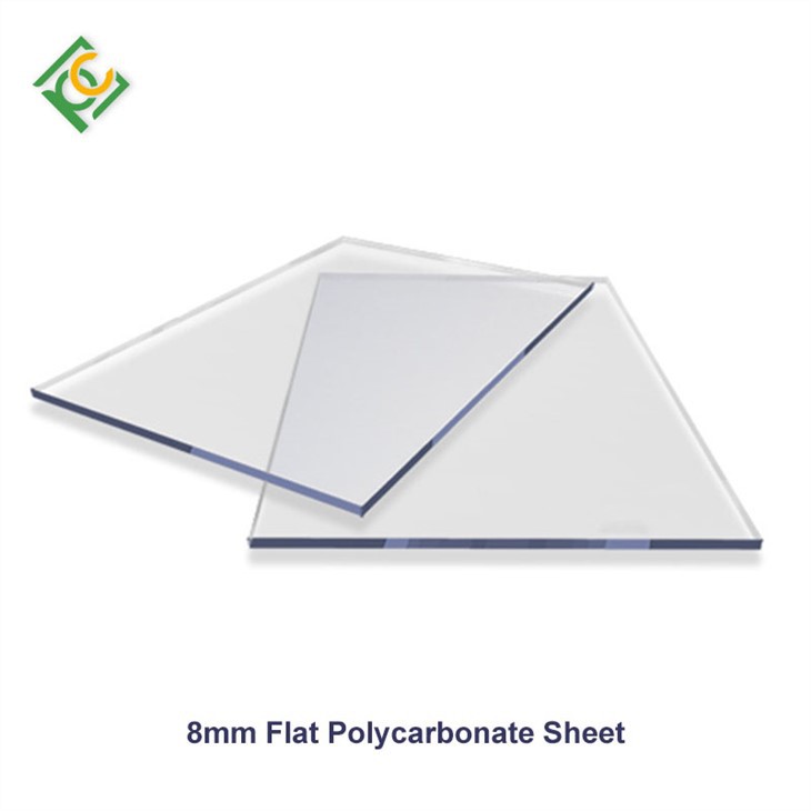Feuille de polycarbonate solide protégée contre les UV de 10 mm