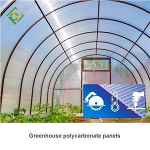 Panneaux en polycarbonate pour serre à usage général
