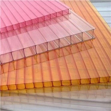 Feuille de polycarbonate à double paroi de couleur de 8 mm
