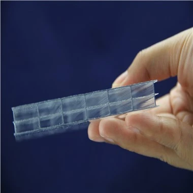 Feuilles de polycarbonate à panneau creux cellulaire extrudé UV de 6 mm 8 mm 10 mm