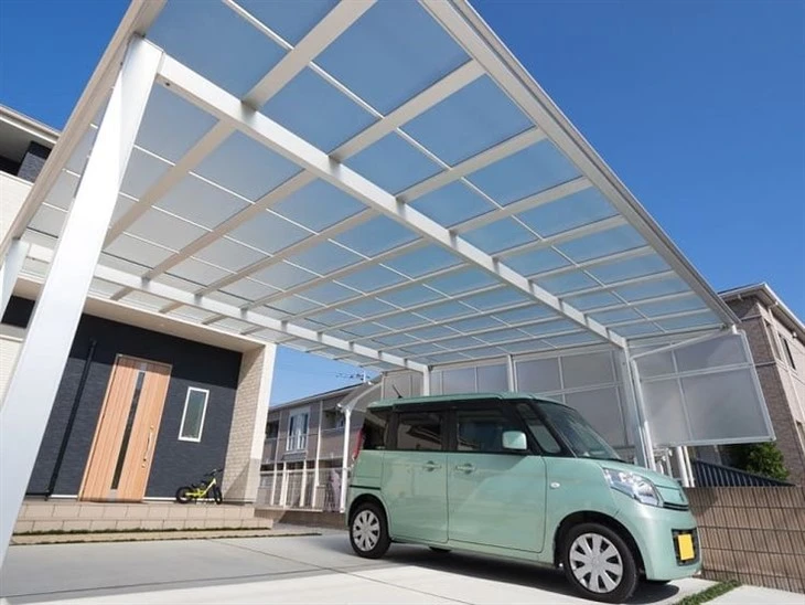 Hot Selling Polycarbonate Carport UV Protection Cover For Parking suppliers